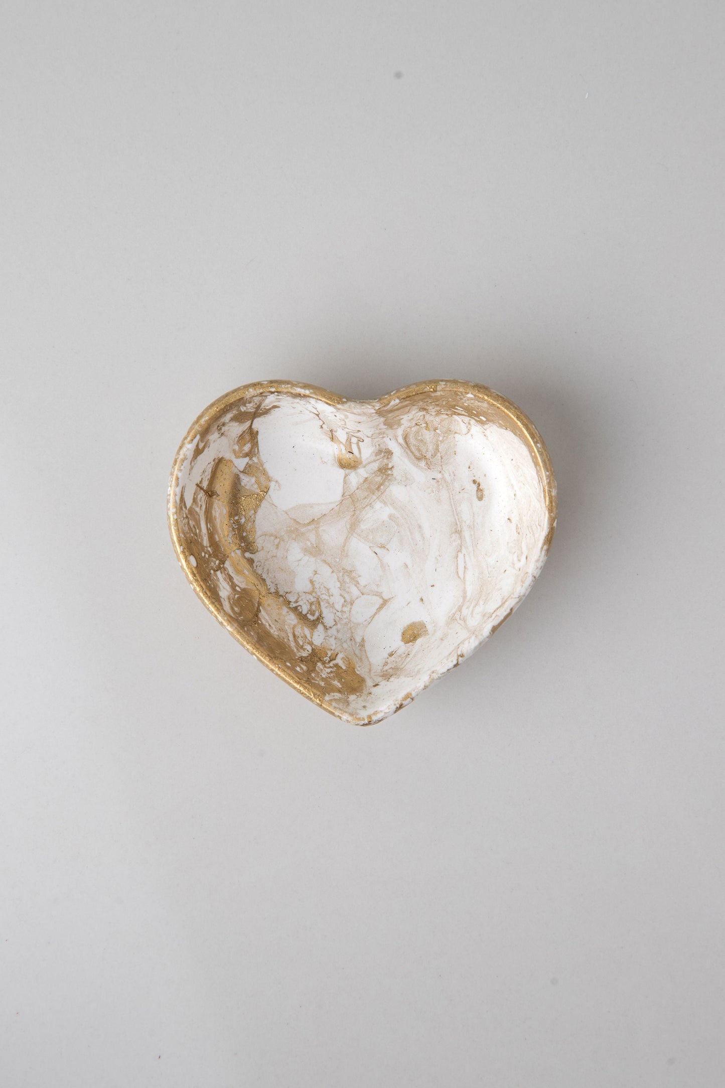 Mini Heart Tray Liquid gold