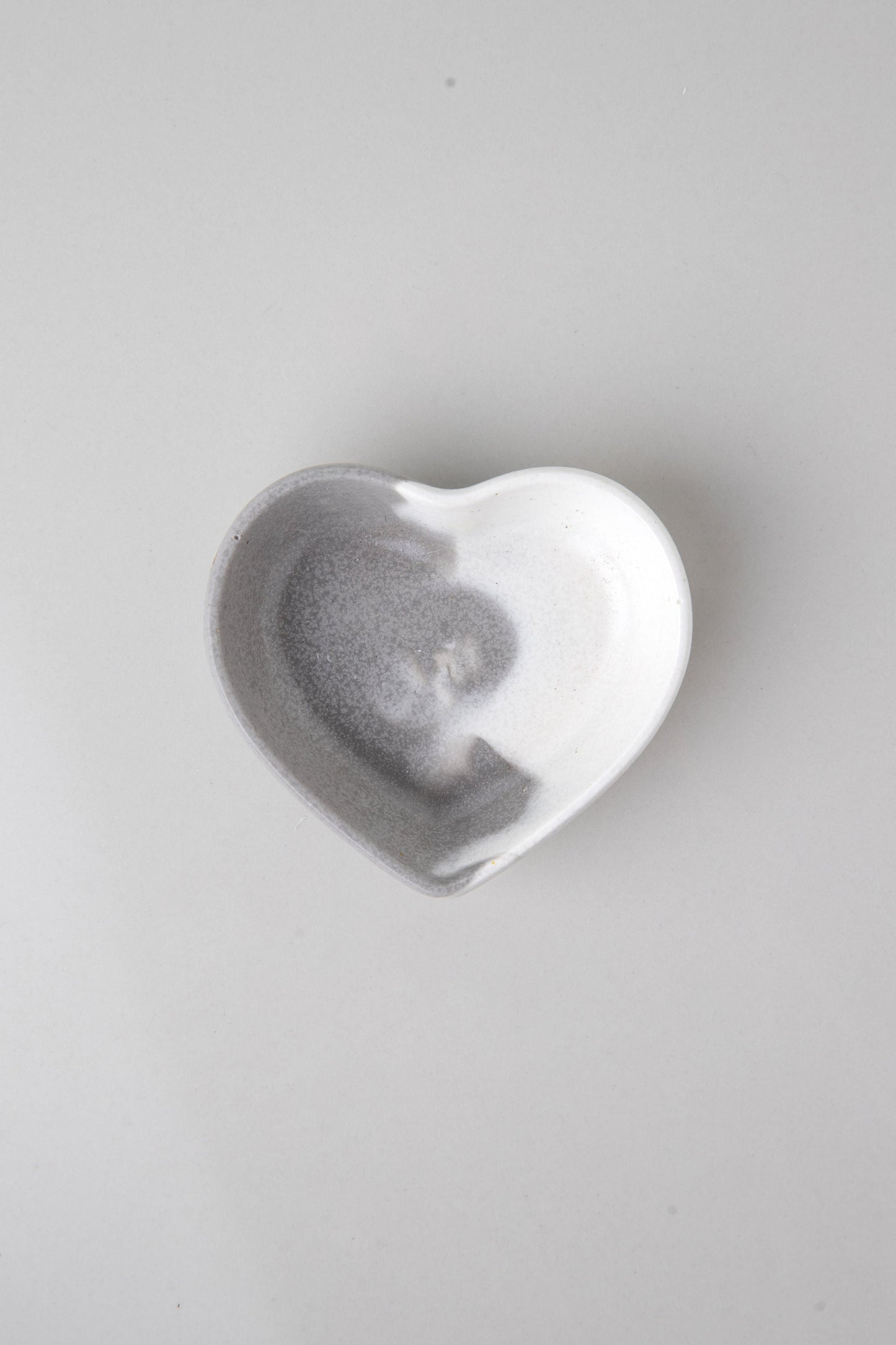 Mini heart Tray Grey Marble