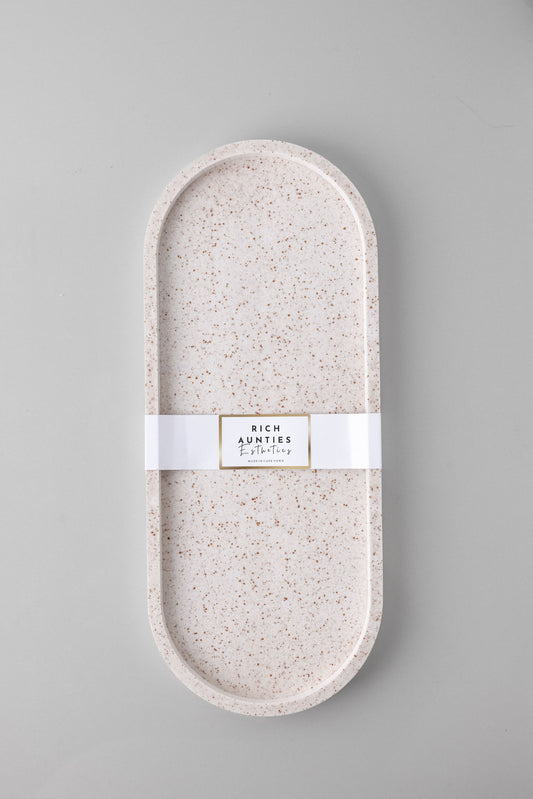Trinket Tray Oatmeal Large