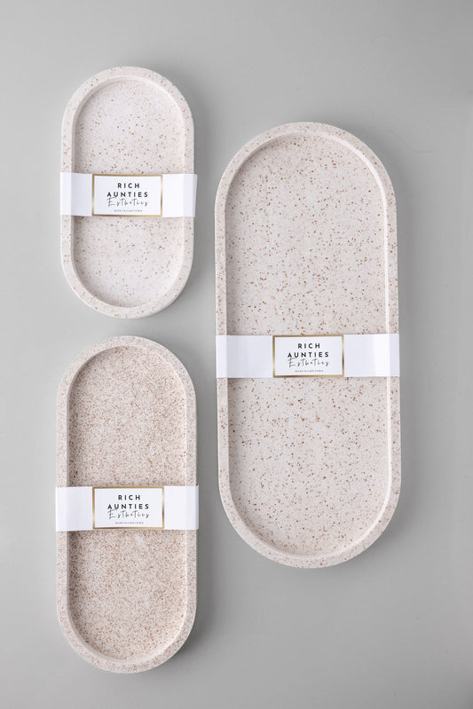 Trinket Tray Set Oatmeal