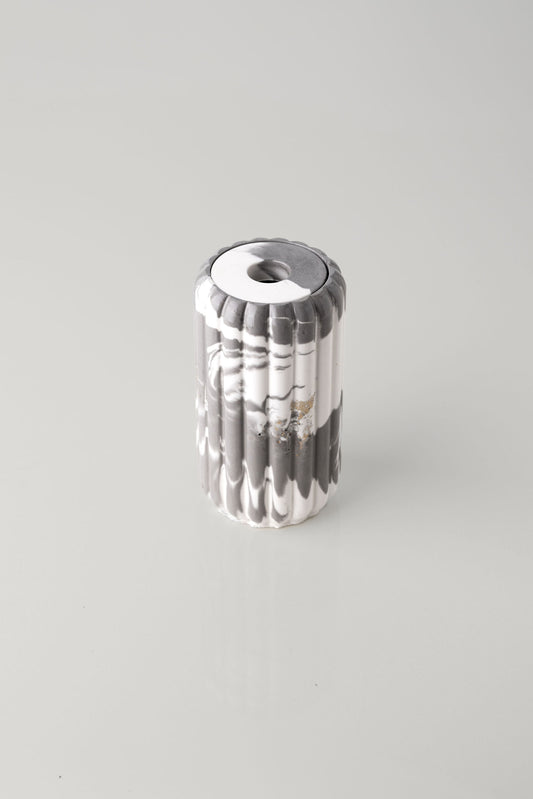 Diffuser Ornament Grey Marble Gold Leaf