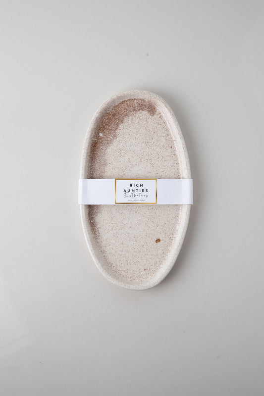 Ellipse Oatmeal Trinket Tray