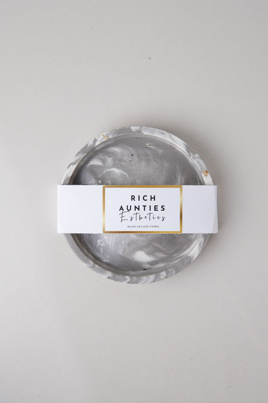Pout Incense Holder Grey Marble