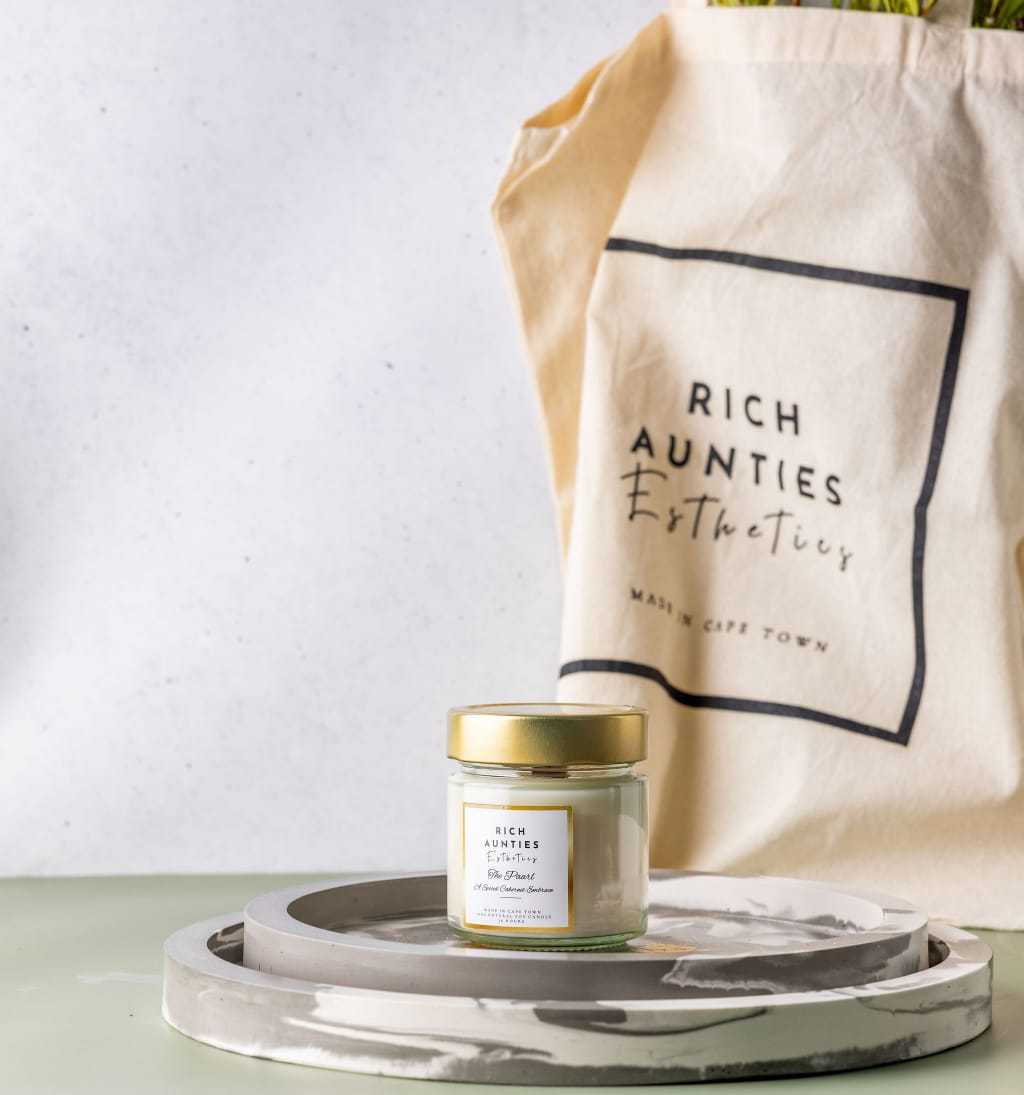 Rich Aunties Esthetics | Luxury Cotton Shopper Bag – Reusable Eco Tote