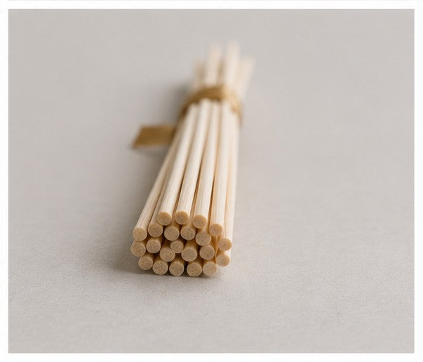 Rich Aunties Esthetics - Natural Reed Diffuser Sticks – 10 Premium Natural Rattan Reeds for Reed Diffusers