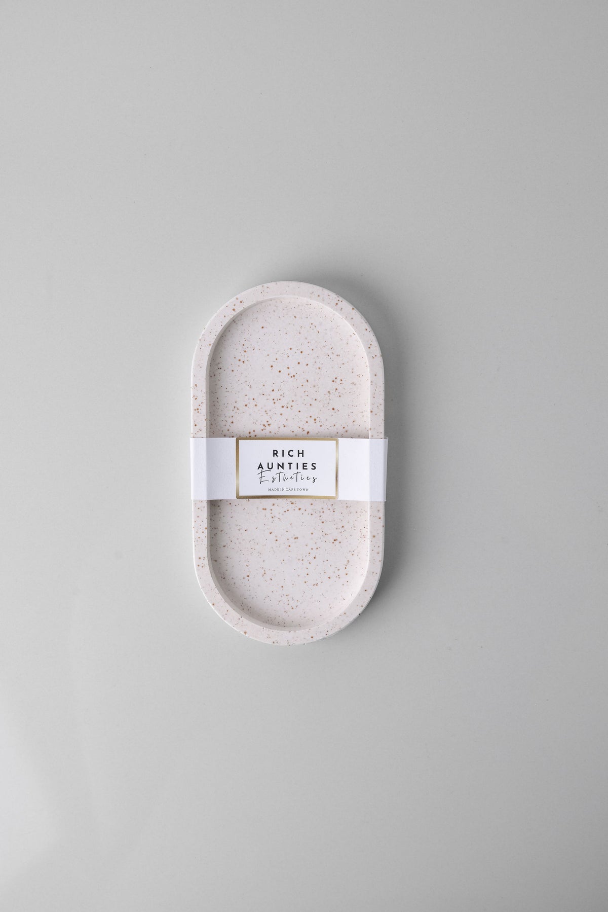 Rich Aunties Esthetics - Trinket Tray Gift Set Oatmeal - Creamy Beige